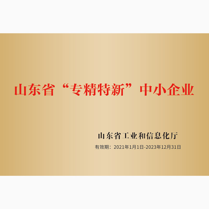 山東省專精特新中小企業(yè)